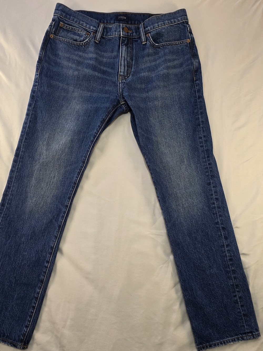 J. Crew Men’s Slim Fit Jeans in Dark Blue